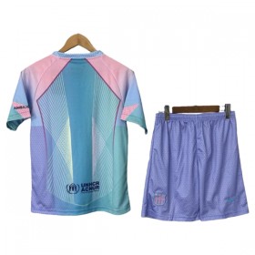 Maglia Barcelona Bambino 2025-26 Blu Edizione Speciale
