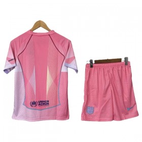 Maglia Barcelona Bambino 2025-26 Rosa Edizione Speciale