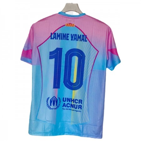 Maglia Barcelona Lamine Yamal 10 2025-26 Blu Edizione Speciale