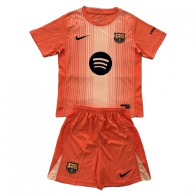 Maglia FC Barcelona Portiere Bambino 2025-26 Arancia