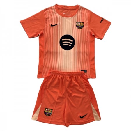 Maglia FC Barcelona Portiere Bambino 2025-26 Arancia