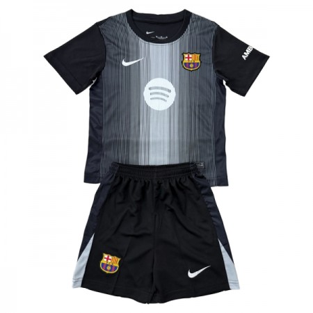 Maglia FC Barcelona Portiere Bambino 2025-26 Nera