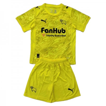 Maglia Derby County Portiere Bambino 2025-26 Gialla