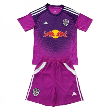 Maglia Leeds United Portiere Bambino 2025-26 Viola