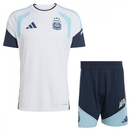 Argentina Bambino Mondiali 2026 Maglia da Allenamento Bianca
