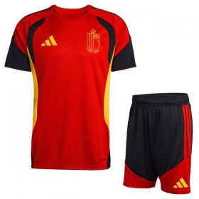 Belgio Bambino Mondiali 2026 Maglia da Allenamento Rossa