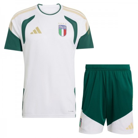 Italia Bambino Mondiali 2026 Maglia da Allenamento Bianca