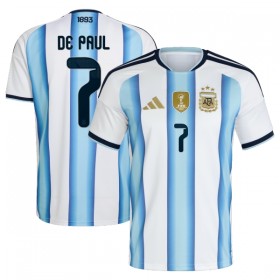 Maglia Argentina De Paul 7 Prima Divisa Mondiali 2026