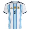 Maglia Argentina Di Maria 11 Prima Divisa Mondiali 2026