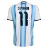 Maglia Argentina Di Maria 11 Prima Divisa Mondiali 2026
