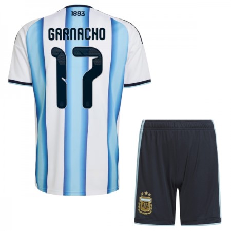 Maglia Argentina Garnacho 17 Bambino Prima Divisa Mondiali 2026