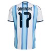 Maglia Argentina Garnacho 17 Prima Divisa Mondiali 2026