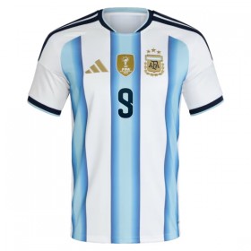 Maglia Argentina J. Alvarez 9 Bambino Prima Divisa Mondiali 2026