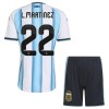 Maglia Argentina Lautaro Martinez 22 Bambino Prima Divisa Mondiali 2026