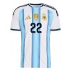 Maglia Argentina Lautaro Martinez 22 Bambino Prima Divisa Mondiali 2026