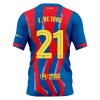 Maglia FC Barcelona F. De Jong 21 Bambino Quarta Divisa 2025-26