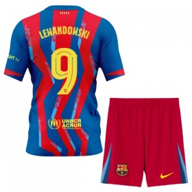 Maglia FC Barcelona Lewandowski 9 Bambino Quarta Divisa 2025-26