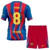 Maglia FC Barcelona Pedri 8 Bambino Quarta Divisa 2025-26 Maglia FC Barcelona Pedri 8 Bambino Quarta Divisa 2025-26