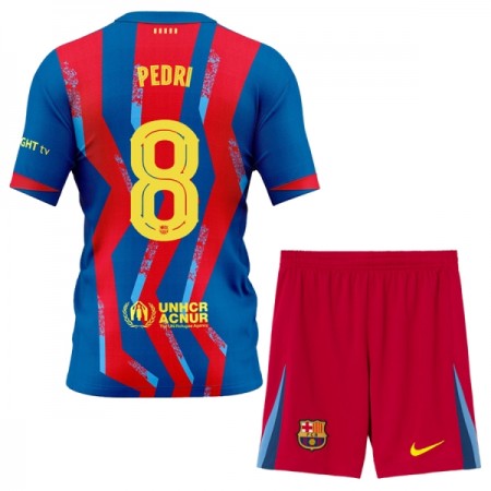 Maglia FC Barcelona Pedri 8 Bambino Quarta Divisa 2025-26 Maglia FC Barcelona Pedri 8 Bambino Quarta Divisa 2025-26