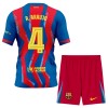 Maglia FC Barcelona R. Araujo 4 Bambino Quarta Divisa 2025-26