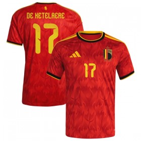 Maglia Belgio De Ketelaere 17 Prima Divisa Mondiali 2026