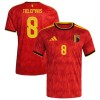 Maglia Belgio Tielemans 8 Prima Divisa Mondiali 2026