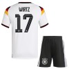 Maglia Germania Wirtz 17 Bambino Prima Divisa Mondiali 2026