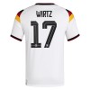 Maglia Germania Wirtz 17 Prima Divisa Mondiali 2026