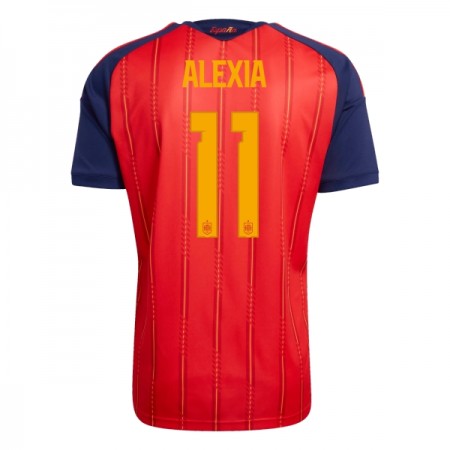 Maglia Spagna Alexia 11 Prima Divisa Mondiali 2026
