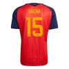 Maglia Spagna Baena 15 Prima Divisa Mondiali 2026 Maglia Spagna Baena 15 Prima Divisa Mondiali 2026