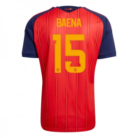 Maglia Spagna Baena 15 Prima Divisa Mondiali 2026 Maglia Spagna Baena 15 Prima Divisa Mondiali 2026