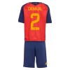 Maglia Spagna Carvajal 2 Bambino Prima Divisa Mondiali 2026