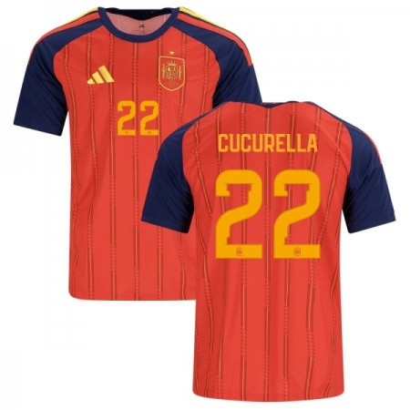 Maglia Spagna Cucurella 22 Prima Divisa Mondiali 2026