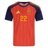 Maglia Spagna Cucurella 22 Prima Divisa Mondiali 2026