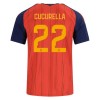 Maglia Spagna Cucurella 22 Prima Divisa Mondiali 2026