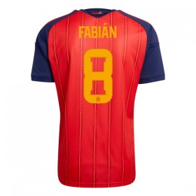 Maglia Spagna Fabian 8 Prima Divisa Mondiali 2026