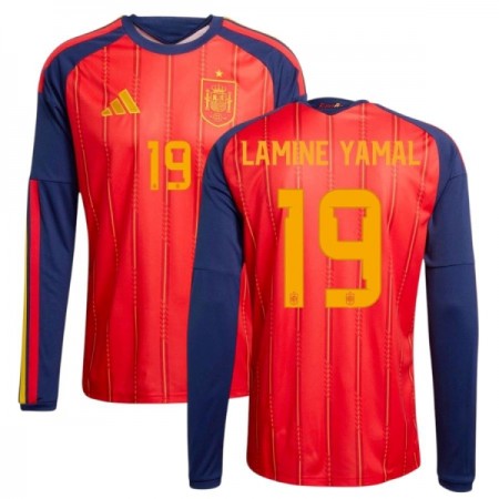 Maglia Spagna Lamine Yamal 19 Prima Divisa Mondiali 2026 ML