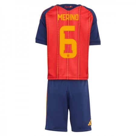 Maglia Spagna Merino 6 Bambino Prima Divisa Mondiali 2026