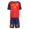 Maglia Spagna Merino 6 Bambino Prima Divisa Mondiali 2026