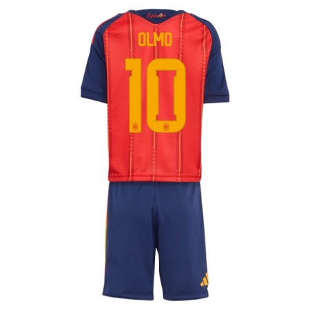 Maglia Spagna Olmo 10 Bambino Prima Divisa Mondiali 2026