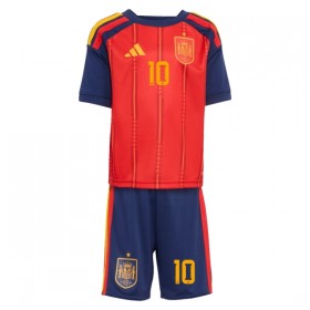 Maglia Spagna Olmo 10 Bambino Prima Divisa Mondiali 2026