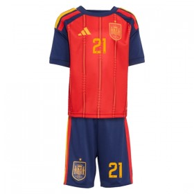 Maglia Spagna OYARZABAL 21 Bambino Prima Divisa Mondiali 2026