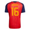 Maglia Spagna Rodrigo 16 Prima Divisa Mondiali 2026 Maglia Spagna Rodrigo 16 Prima Divisa Mondiali 2026