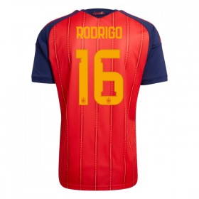 Maglia Spagna Rodrigo 16 Prima Divisa Mondiali 2026