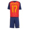 Maglia Spagna Williams JR 17 Bambino Prima Divisa Mondiali 2026 Maglia Spagna Williams JR 17 Bambino Prima Divisa Mondiali 2026