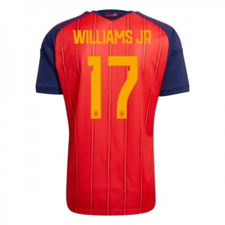 Maglia Spagna Williams JR 17 Prima Divisa Mondiali 2026