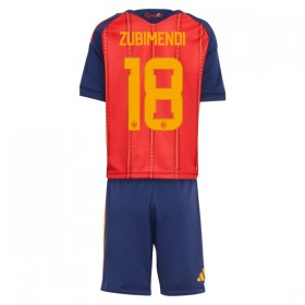 Maglia Spagna ZUBIMENDI 18 Bambino Prima Divisa Mondiali 2026