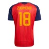 Maglia Spagna ZUBIMENDI 18 Prima Divisa Mondiali 2026
