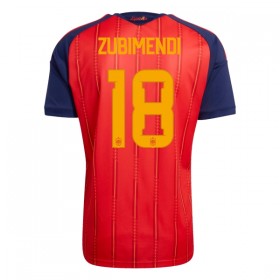 Maglia Spagna ZUBIMENDI 18 Prima Divisa Mondiali 2026