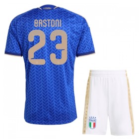 Maglia Italia Bastoni 23 Bambino Prima Divisa Mondiali 2026
